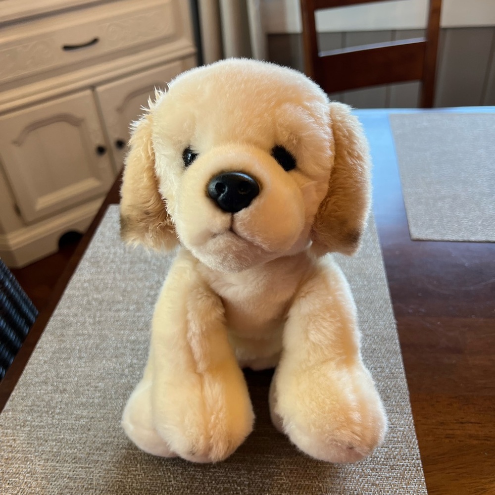 Ganz Cream Plush Dog Toy labbie‎
